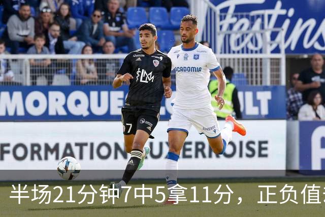 半场21分钟7中5拿11分，正负值却是-6